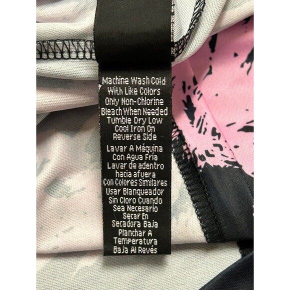 NEW Palms Swaying Good Vibes Men's Size Medium Short Sleeve Tee Black Pink - Picture 9 of 9